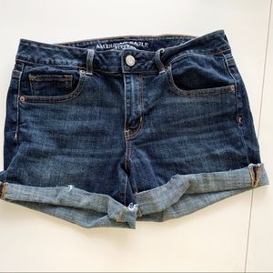 AMERICAN EAGLE OUTFITTERS midi denim shorts sz 6